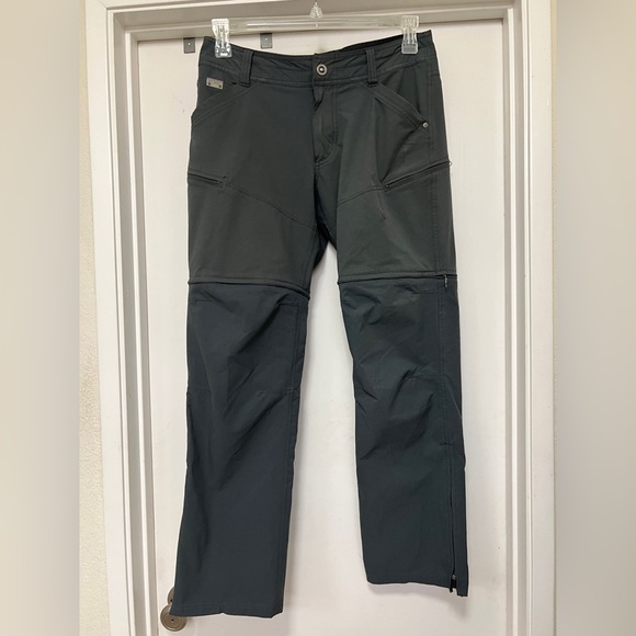 Kuhl Silencr Convertible pants/shorts size
30x30 hiking - dark gray - Picture 1 of 10